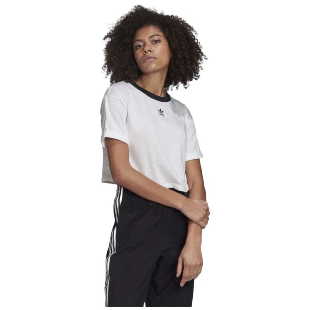 Women’s Adidas NWT White / Black Cropped Top - Picture 5 of 9